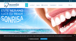 Desktop Screenshot of morelloclinicadental.com